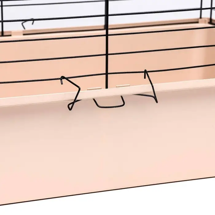 Клетка для кроликов, морских свинок &laquo;Пижон&raquo; №4 складная, 80&times;50&times;47 см, бежевая