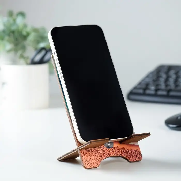 Подставка под телефон "Всегда что-то кажется", ламинация, 14,3х8 см