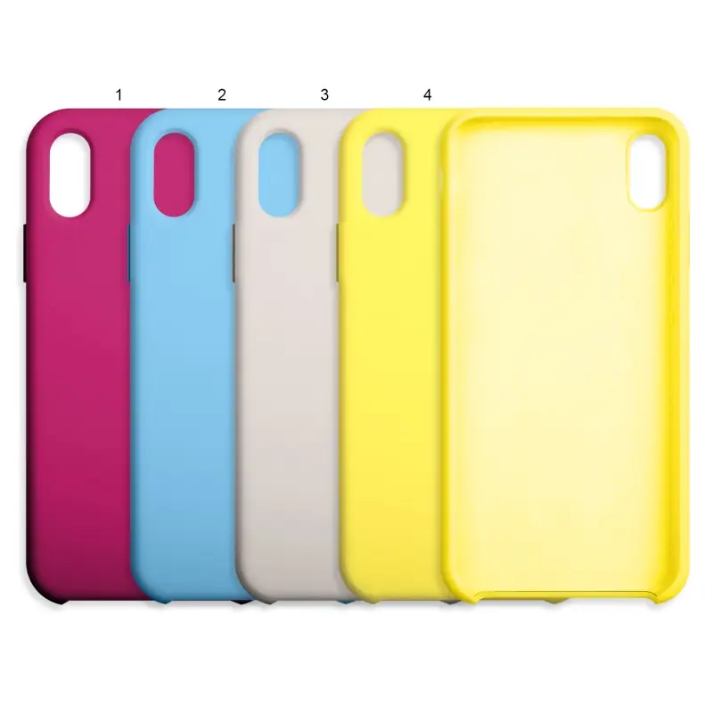 Чехол iPh XS Max Silicone Case под ORG (с лого)