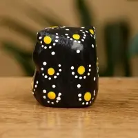 Набор сувенирный "Совушки" дерево Албезия (5 штук), 3 см
