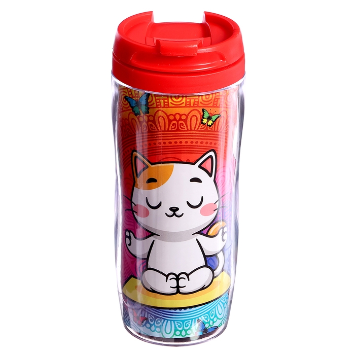 Круглый пазл в термостакане «Мандала», 77 деталей, 350 мл Круглый пазл в термостакане «Мандала», 77 деталей, 350 мл