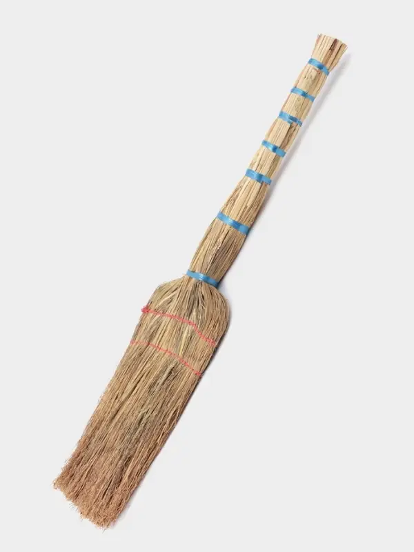 Веник узбекский из сорго 2-х прошивной средний, 72-80 см, ручная работа