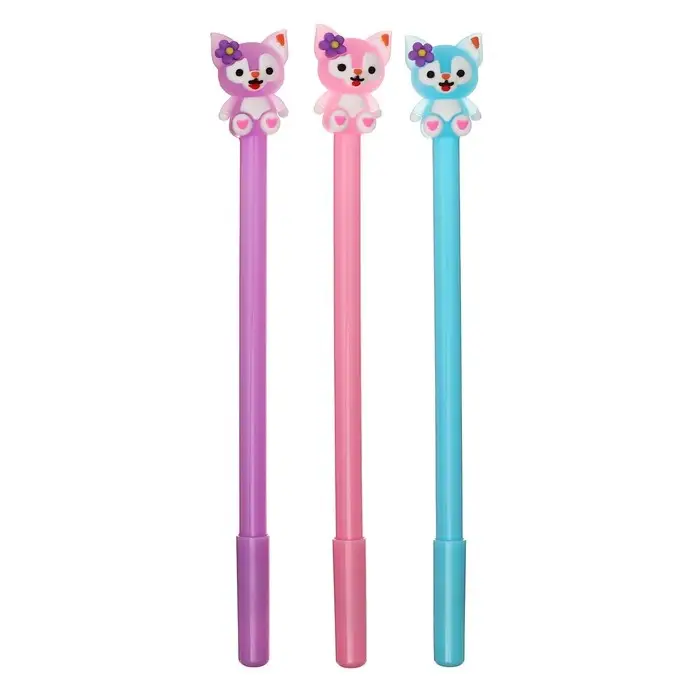 Ручка - прикол гелевая Calligrata «Котик», МИКС Ручка - прикол гелевая Calligrata «Котик», МИКС