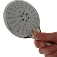 Лейка для душа ZEIN Z3533, d=120 мм, 5 режимов, хром/серый