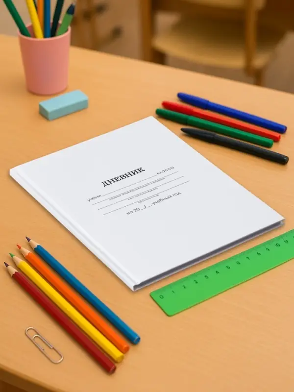 Дневник школьный для 1-11 классов, &laquo;Белый&raquo;, твёрдая обложка 7БЦ, глянцевая ламинация, 40 листов