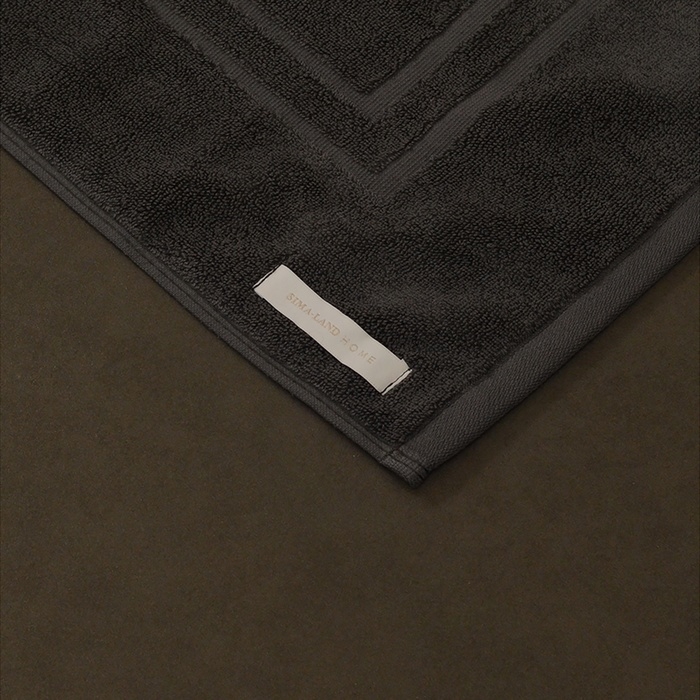 Коврик махровый SL HOME: Basic Коврик махровый SL HOME: Basic "Гри Сандре" 50х70 см, 100% хлопок, 730 г/м2