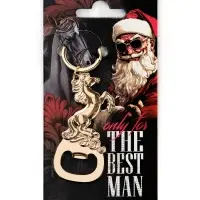 Брелок-открывашка "The best man"