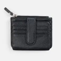 Картхолдер на молнии Unison, черный Картхолдер на молнии Unison, черный