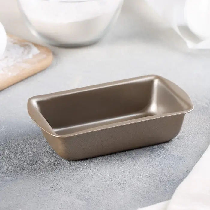 Форма для выпечки Доляна «Жаклин. Хлеб», 13×7,5×3 см, антипригарное покрытие, цвет МИКС Форма для выпечки Доляна «Жаклин. Хлеб», 13×7,5×3 см, антипригарное покрытие, цвет МИКС