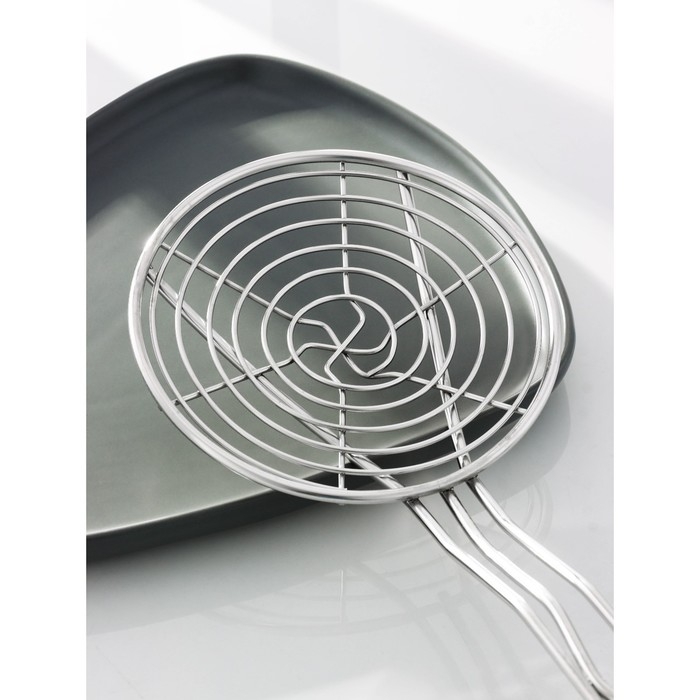 Шумовка спиральная из нержавеющей стали Доляна «Индия», 50×14,5 см Шумовка спиральная из нержавеющей стали Доляна «Индия», 50×14,5 см