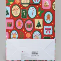 Пакет подарочный ламинированный &laquo;Новогодние радости&raquo;, M 26&times;32&times;12 см