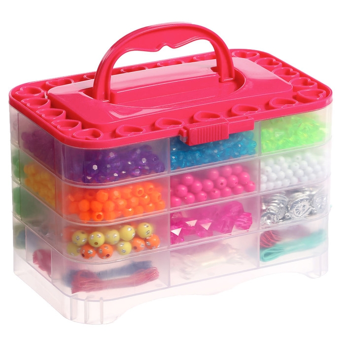 Набор для создания украшений «Мои браслеты» Набор для создания украшений «Мои браслеты»