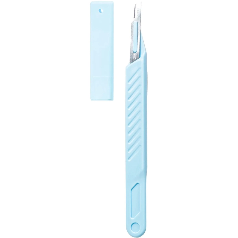 Скальпель хирург., однораз., р-15 КПИ, 10шт/уп