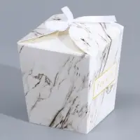 Коробка подарочная &laquo;Мрамор&raquo;, 8&times;7.5&times;6 см см