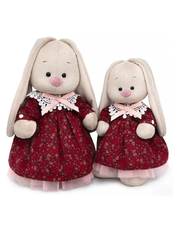 Мягкая игрушка &laquo;Зайка Ми в платье с кружевным воротником (большой)&raquo;, 32 см