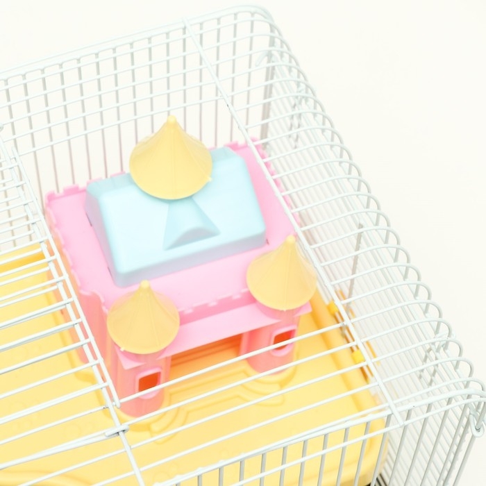 Клетка для грызунов Клетка для грызунов "Пижон" с замком, 31 х 24 х 27 см, коричневая