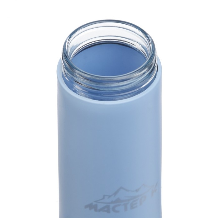 Бутылка для воды, 400 мл,  Бутылка для воды, 400 мл, "Мастер К", стеклянная