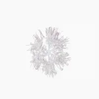 Ёлочные игрушки набор 6 шт. &laquo;Зимнее волшебство. Снежинка - пушинка&raquo;, d=6 см, белый