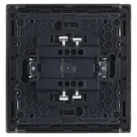 FORTE&PIANO Выключатель 1-клавишный 10А FP501 сталь IEK