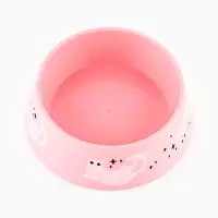 Миска пластиковая "Котики", розовая 300 мл