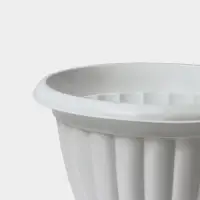 Вазон для цветов &laquo;Жасмин&raquo;, 12 л, d=37 см, h=46 см, белый