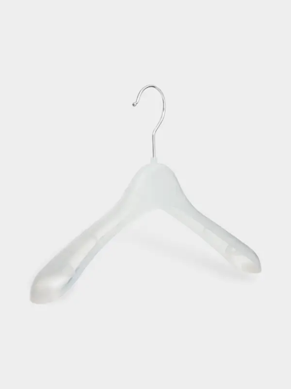 Плечики - вешалка для одежды, 38&times;23 см, прозрачные