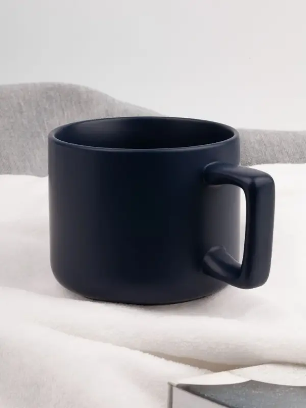 Чашка Jumbo в коробке матовая, темно-синяя