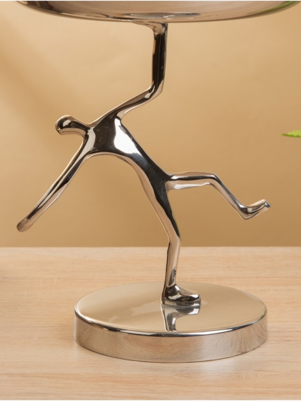 Чаша Чаша "Человек" 17х17х20 см, нержавеющая сталь, латунь, цв. золото