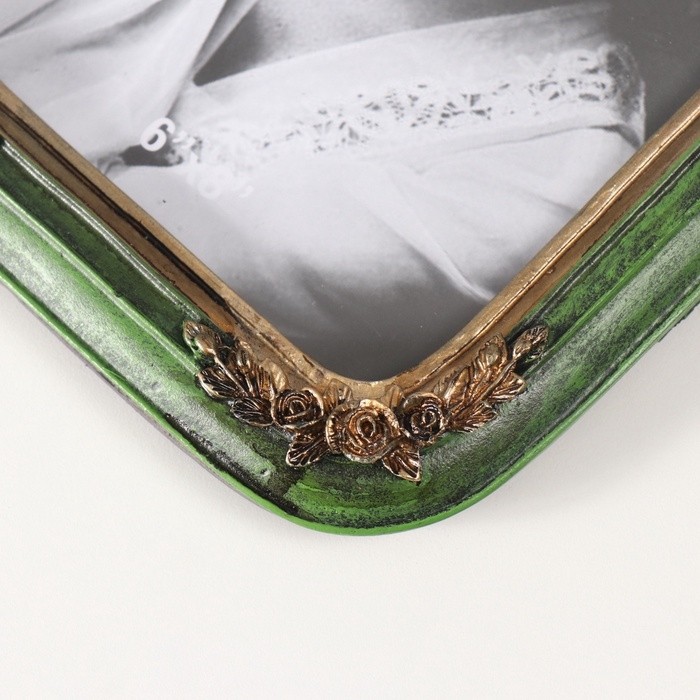 Фоторамка полистоун 13х18 см "Сказочные цветы" 2х16,5х24,5 см