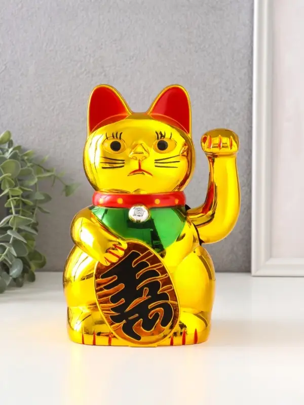 Маятник настольный антистресс &laquo;Кот: Манэки-нэко&raquo;, h=21 см