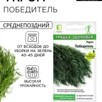 Семена Укроп "Победитель" (сер.Грядка здоровья), 2гр