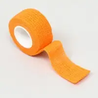 Бинт самофиксирующийся, 2,5 см, макс. растяжимость 4,5 м, оранжевый Бинт самофиксирующийся, 2,5 см, макс. растяжимость 4,5 м, оранжевый
