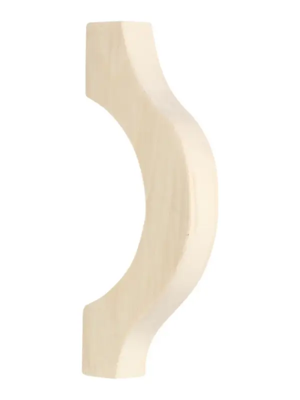 Дверная ручка из липы №15, 23х7х26 см