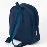 Рюкзак детский 27*10*30, отд на молнии, космос т-синий