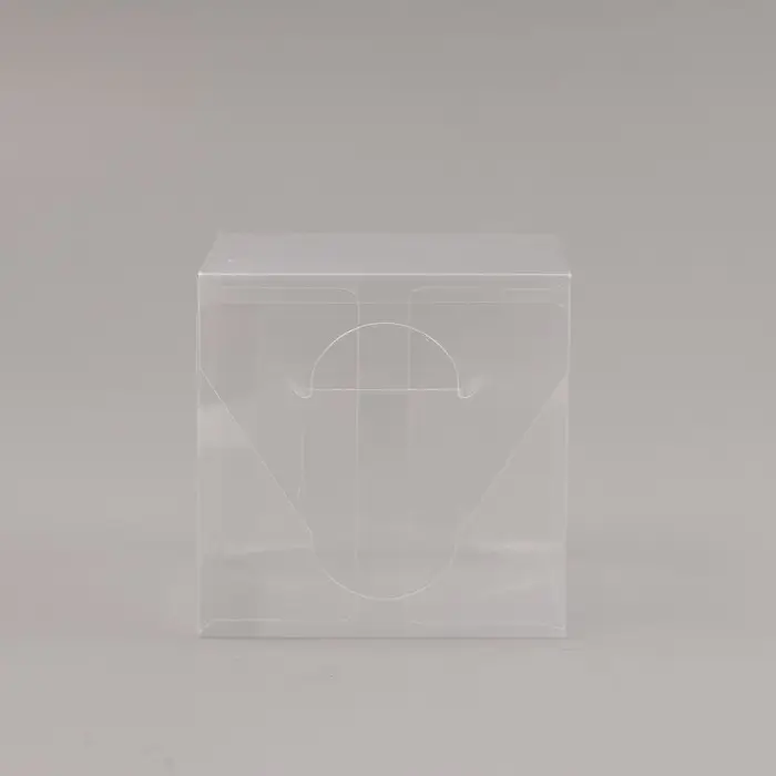 Складная коробка из PVC, прозрачная, 7×7×7 см Складная коробка из PVC, прозрачная, 7×7×7 см