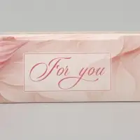 Коробка подарочная с окном &laquo;Для тебя&raquo;, 17&times;7&times;4 см, самосборная