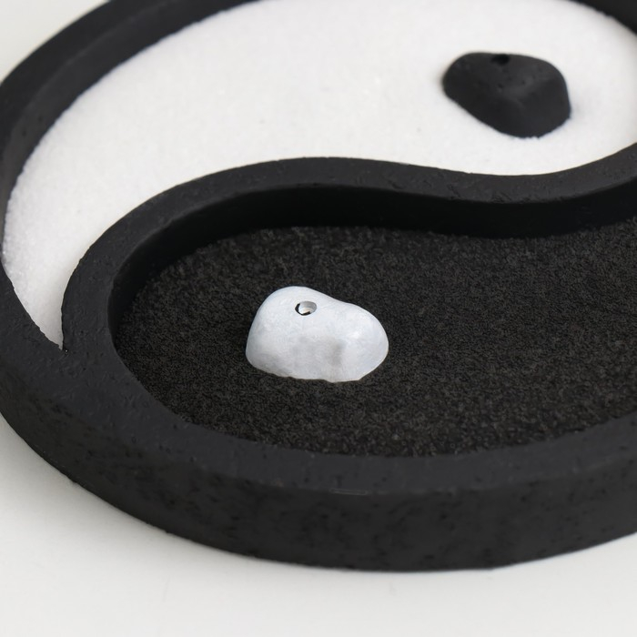 Сад камней Дзен  Сад камней Дзен "Инь и Янь"  14,8х14,8х1,7см