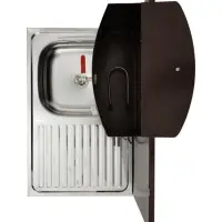 Умывальник "ТермМикс" Тандем, с ЭВН, нержавеющая мойка, 1250 Вт, 17 л, цвет медь