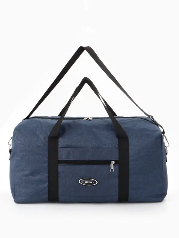 Сумка спорт Sport, 53*23,5*28,5, отд на молнии, н/карман, дл ремень, темно синий