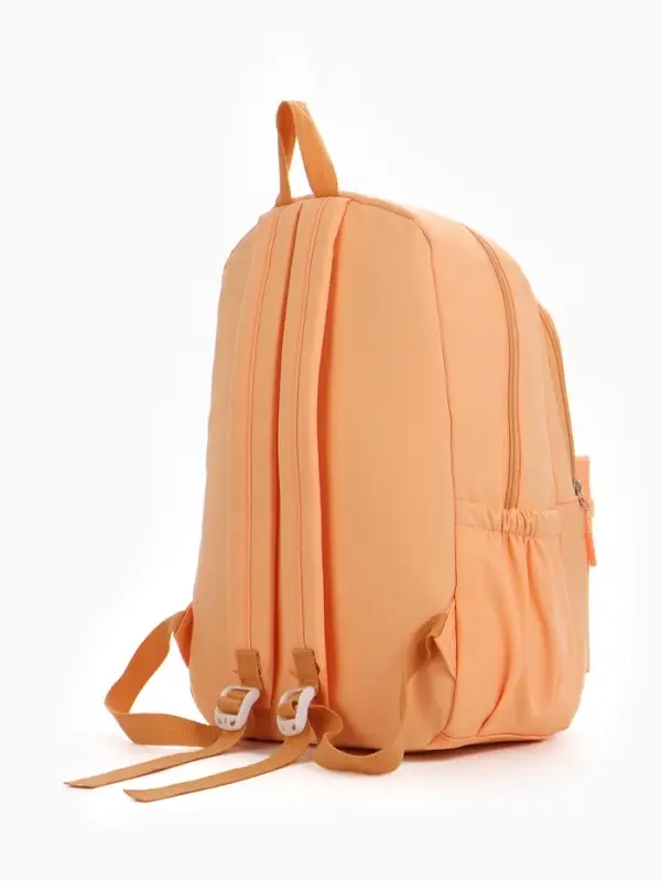 Рюкзак школьный на молнии, с карманами, с принтом, размер 30×13×43 см, оранжевый Рюкзак школьный на молнии, с карманами, с принтом, размер 30×13×43 см, оранжевый