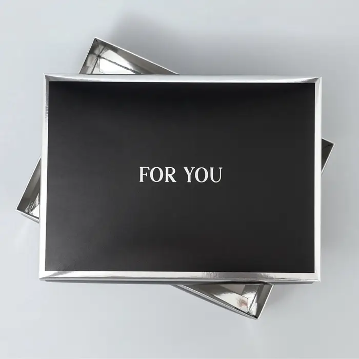 Коробка подарочная складная, упаковка, &laquo;For you&raquo;, 21&times;15&times;7 см
