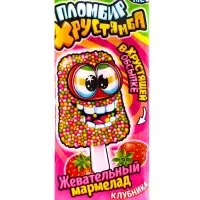 Жевательный мармелад в хрустящей обсыпке "Пломбир Хрустямба" ассорти 15г