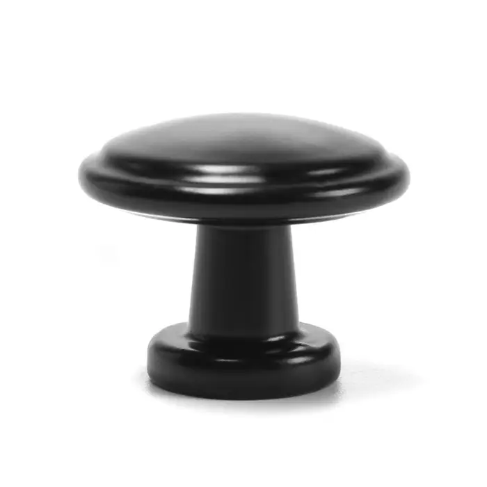 Ручка-кнопка ТУНДРА VINTAGE 012, черная