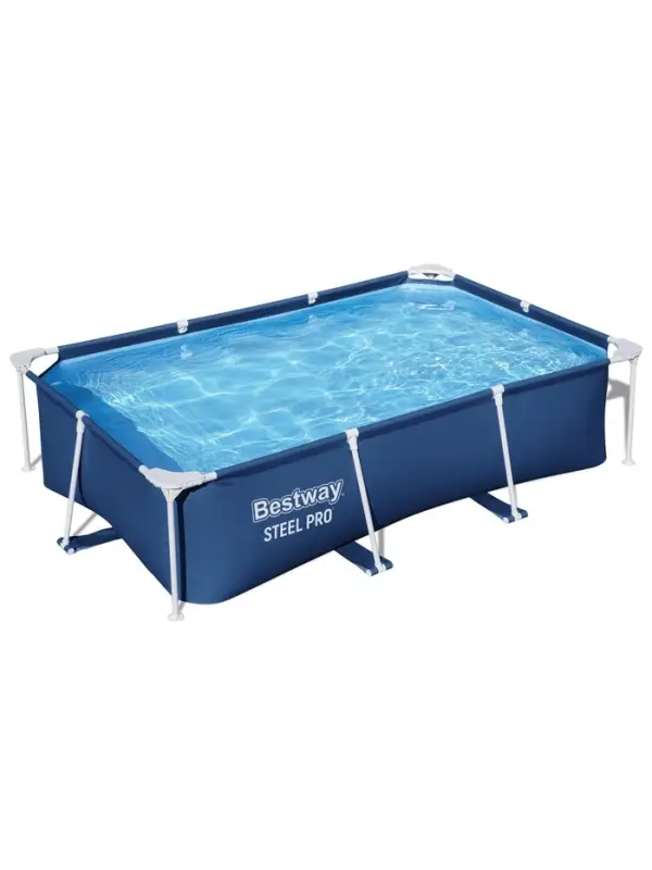 Бассейн каркасный Steel Pro, 259&times;170&times;61 см, прямоугольный, 56403 Bestway