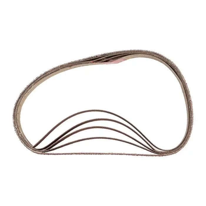 Набор шлифовальных лент ТУНДРА, для насадки на УШМ, 452&times;15 мм, Р60/120/240/400/600, 5 шт.