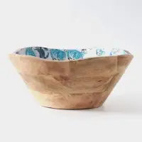 Салатник &laquo;Крабы&raquo;, 29&times;29&times;11 см, дерево манго