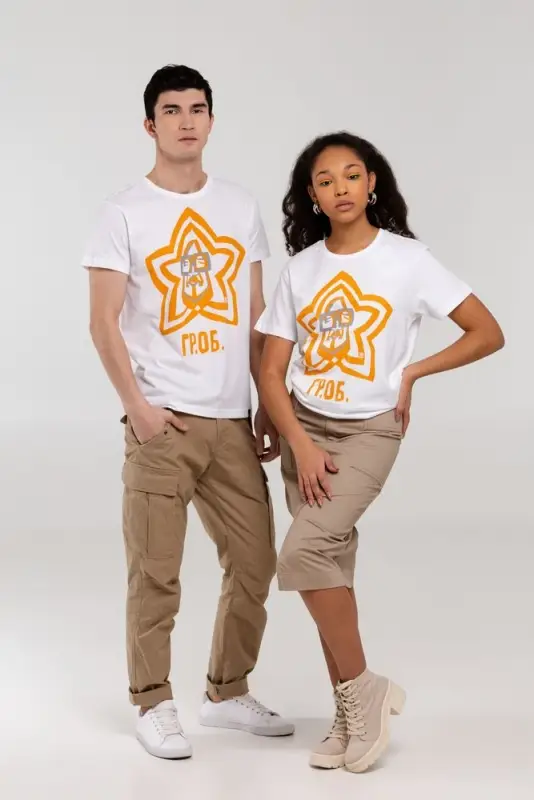 Футболка «Меламед. Егор Летов», белая, размер S Футболка «Меламед. Егор Летов», белая, размер S