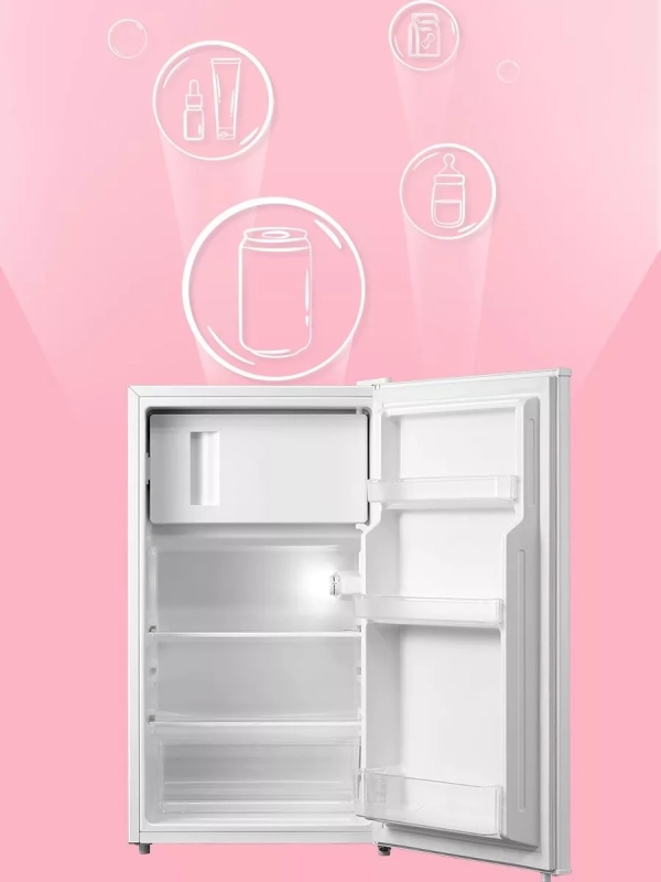 Холодильник RCD115WH1R, LED, GMCC, 80 л, однокамерный, белый Холодильник RCD115WH1R, LED, GMCC, 80 л, однокамерный, белый