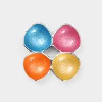 Менажница &laquo;Микс&raquo;, 23&times;23&times;4 см, алюминий