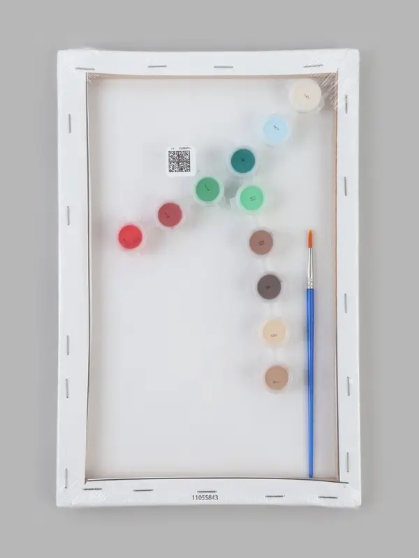 Картина по номерам &laquo;Девушка с букетом&raquo;, 20&times;30 см